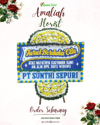 Papan Bunga Duka di Pracimantoro